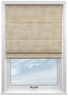 Florence Faux Suede, Mink Brown - Roman Blind